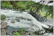 Tannforsen Waterfall, Duved, Schweden (c) ulf laube